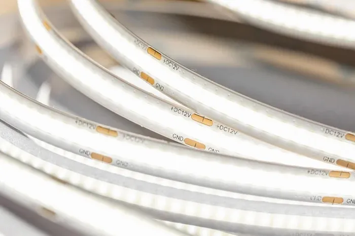 Banda led 8 mm COB 55W, 12V, IP20, 4000K, lumina neutra, 2xMiniAmp, dimabila, 5 m