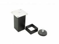 Picioare model KARE, finisaj negru