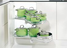 Set talere, Kesseböhmer LeMans, extensie rotativă pentru dulapul de colţ cu carusel