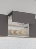 Scurgător Häfele din INOX pentru vase și pahare, cu cadru rigidizare, 2 niveluri Scurgător Häfele din INOX pentru vase și pahare, cu cadru rigidizare, 2 niveluri
