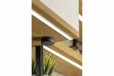 Intrerupator touch wireless, banda LED, dimabil, negru mat