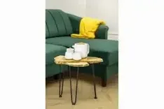 Picior de masa cafea ARTO inaltime H406 finisaj negru