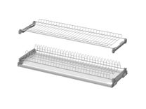 Scurgător Häfele din INOX pentru vase și pahare, cu cadru rigidizare, 2 niveluri Scurgător Häfele din INOX pentru vase și pahare, cu cadru rigidizare, 2 niveluri