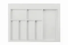 Suport tacamuri 700 mm Axispace, plastic, alb